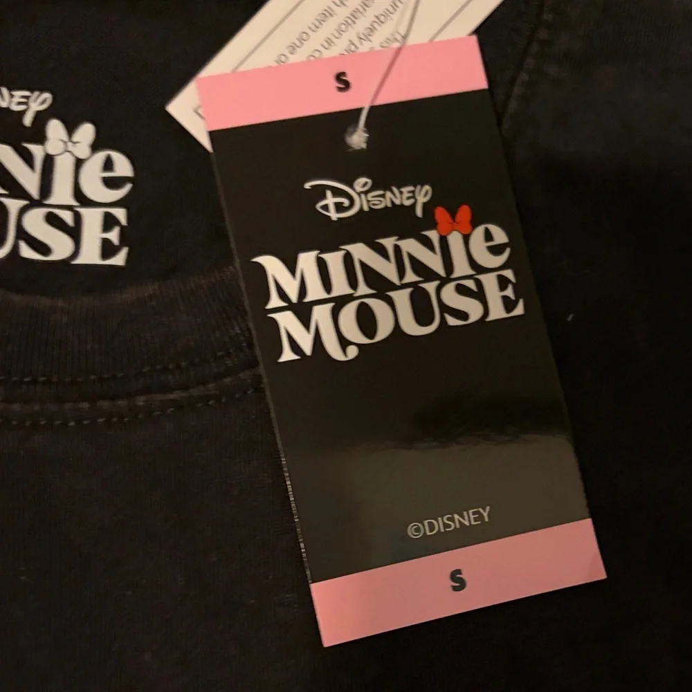 Disney Minnie Mouse Strawberry Sweet Black Tee